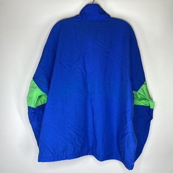 Vintage Perth Sports Club Australia Blue Green Pullover Lightweight Jacket XL - Picture 2 of 6